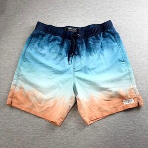 O'Neill gradient beach swim trunks blue orange ombré boardshorts surf summer